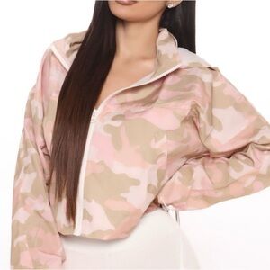 Hidden Forest Camo Wind Breaker Jacket from Fashio nova large
- Pink